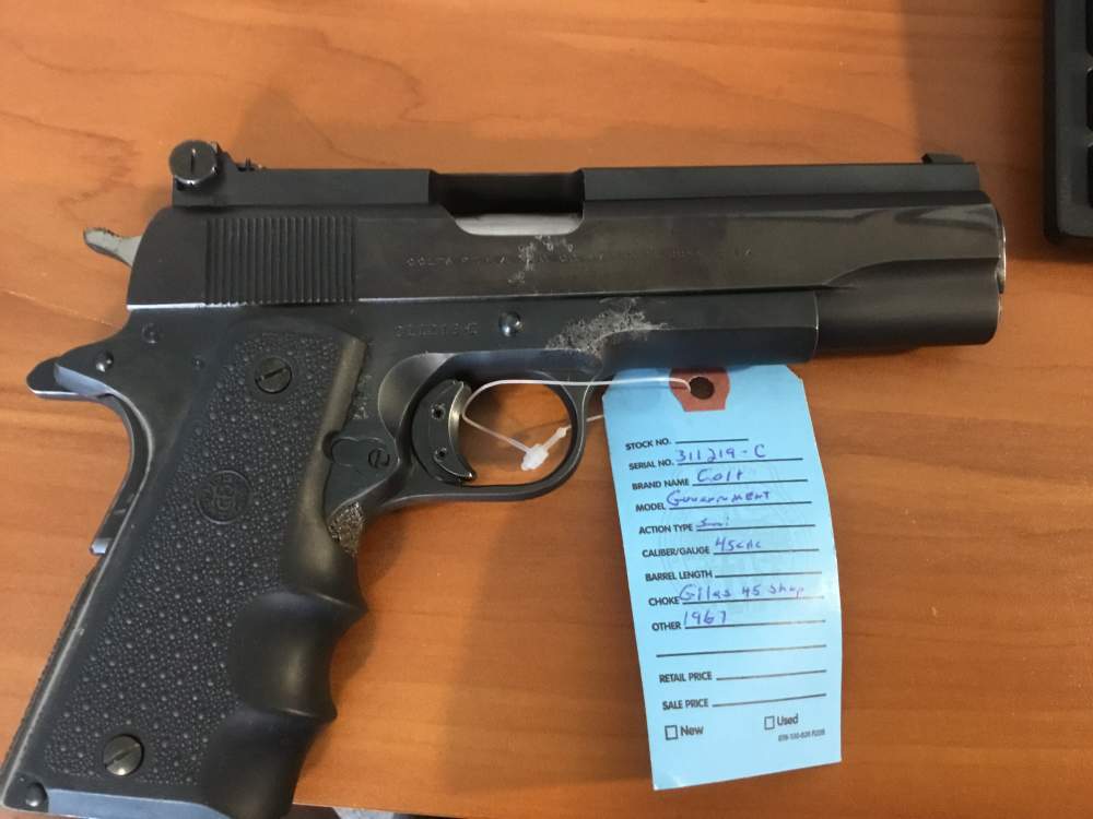 GILES Custom Colt 1911A1 Commercial Government Model 45ACP 1967-img-3