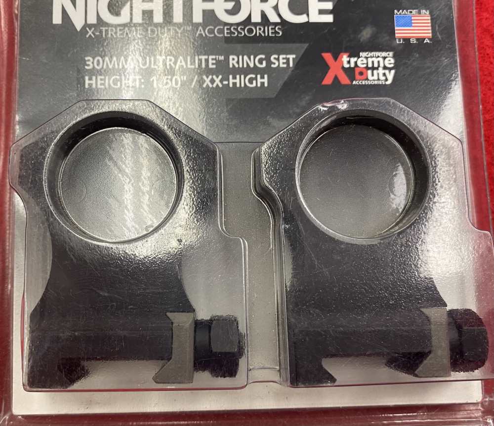 Nightforce  30mm scope rings  ultra high-img-5