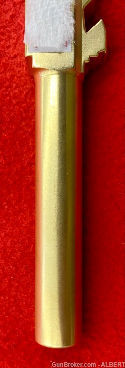 original glock barrels  17 or 19  gold plated 24k  9mm-img-6