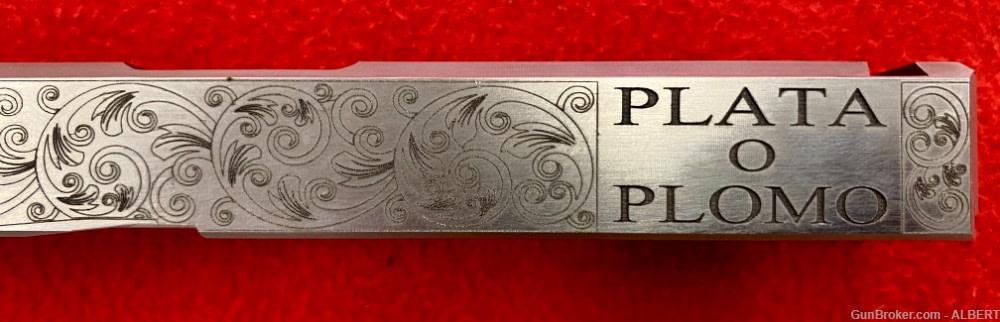 New engraved slide for G17/22  usa made  ss plata o plomo -img-8
