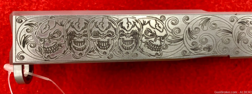 New engraved slide for G17/22  usa made  ss plata o plomo -img-4