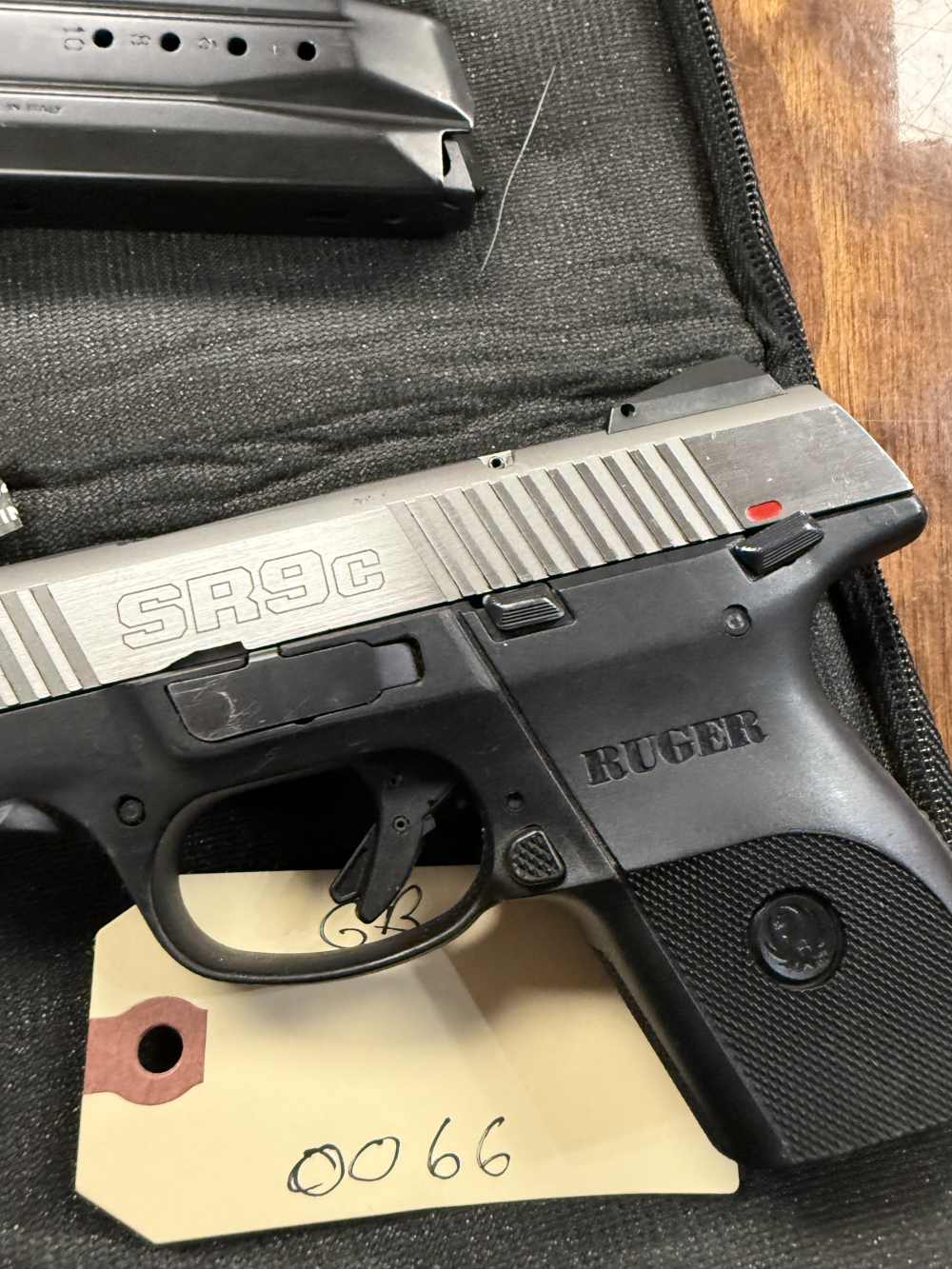 Preowned Ruger SR9c 9mm 2-tone pistol with (2) magazines -img-15