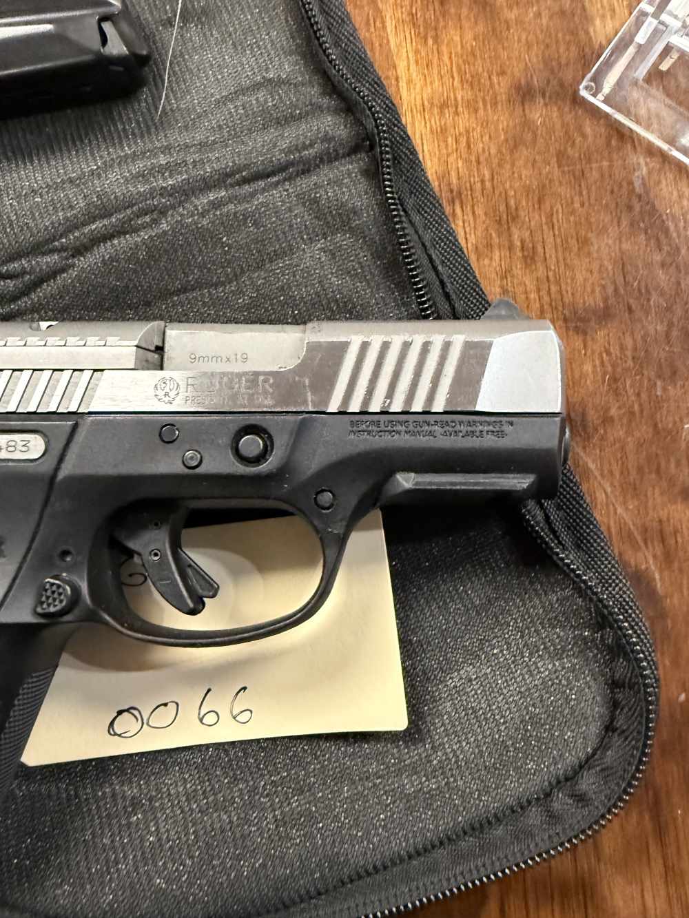 Preowned Ruger SR9c 9mm 2-tone pistol with (2) magazines -img-19