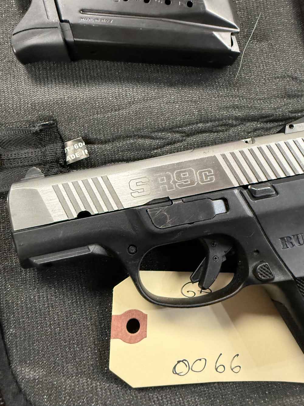 Preowned Ruger SR9c 9mm 2-tone pistol with (2) magazines -img-14