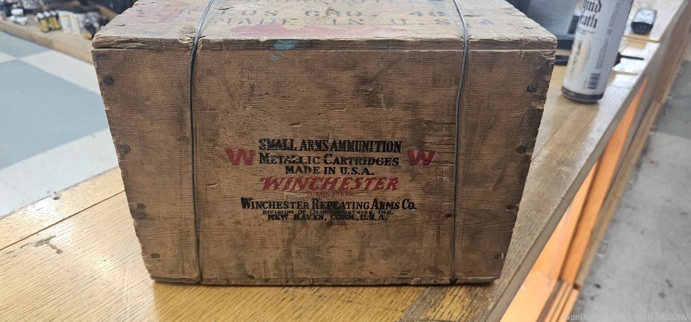 For Sale: Sealed Crate of .351 Winchester Self-Loading Ammunition-img-1