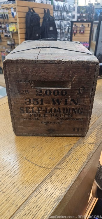 For Sale: Sealed Crate of .351 Winchester Self-Loading Ammunition-img-4