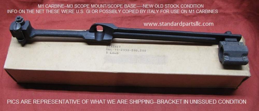  M1 Carbine  M3 Scope Mount Rail Assembly   Military-NOS  Check  The Pics!-img-0