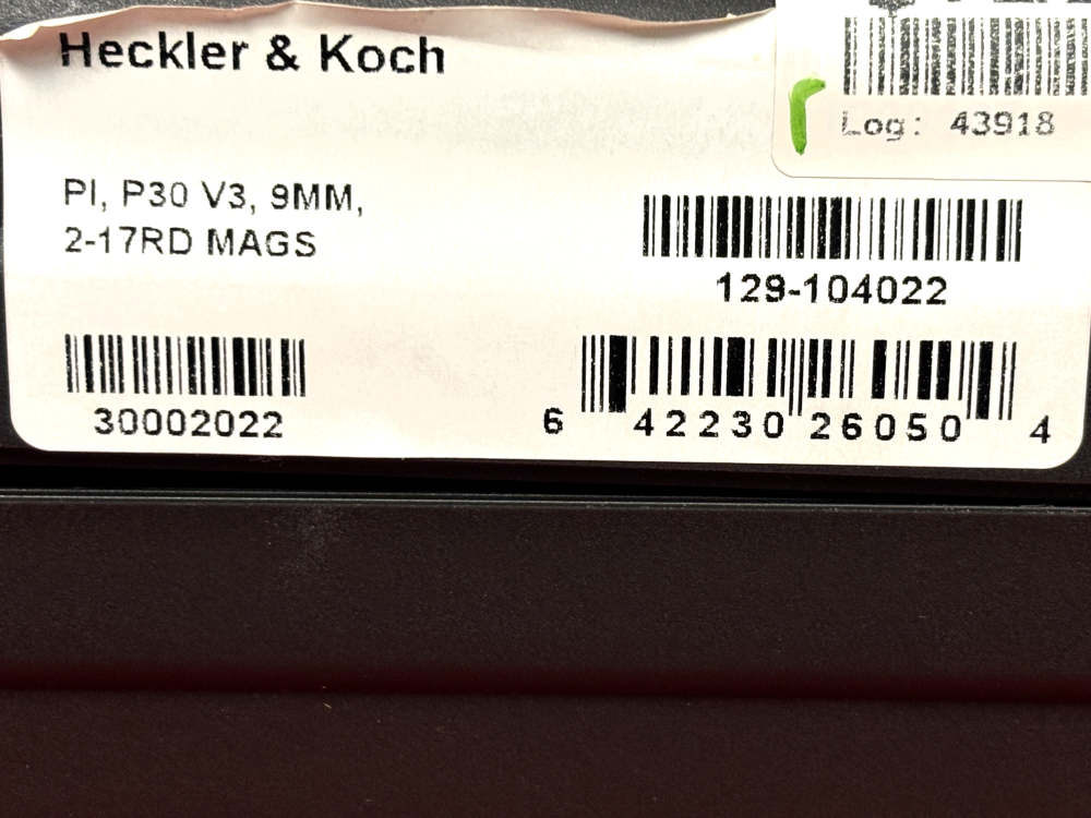Factory New Heckler & Koch P30 V3 9mm Pistol No Reserve!-img-9