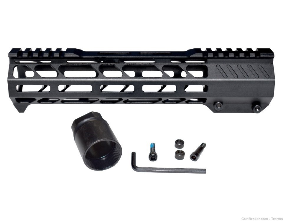 10" Presma .308 DPMS High Profile M-LOK Handguard with Integrated Hand Stop-img-1