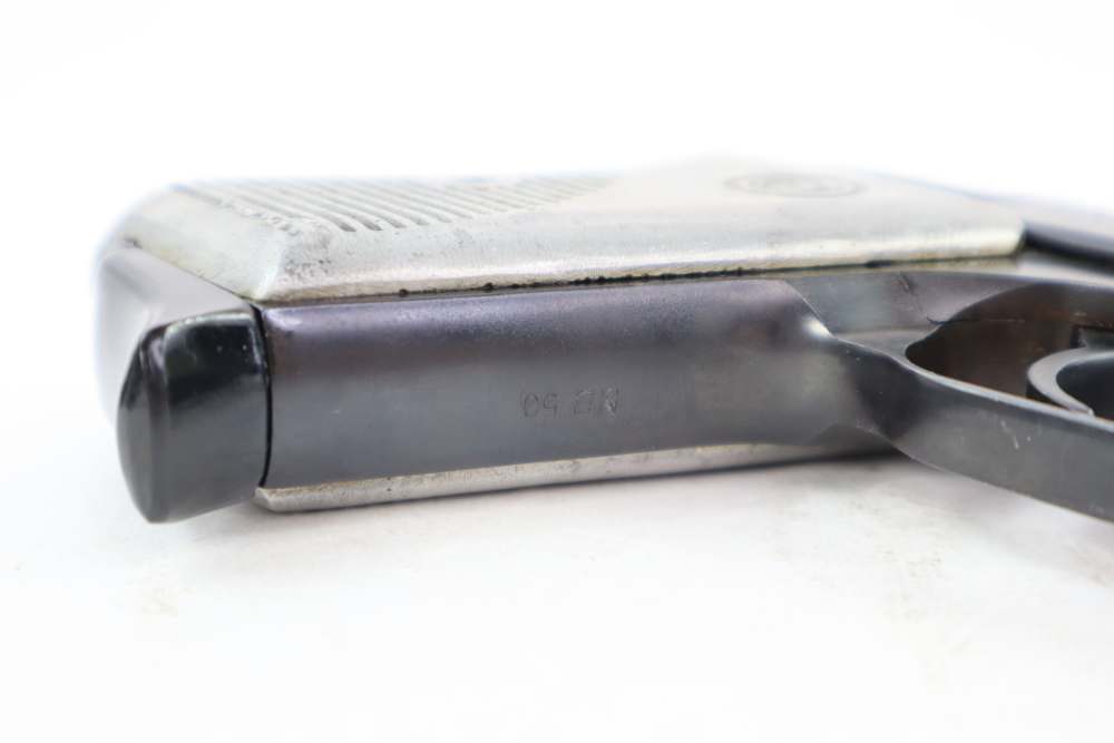 Rare Nice CZ VZ50 7.65 32 ACP Semi Auto Pistol Police Marked W/ Cast Grips -img-15