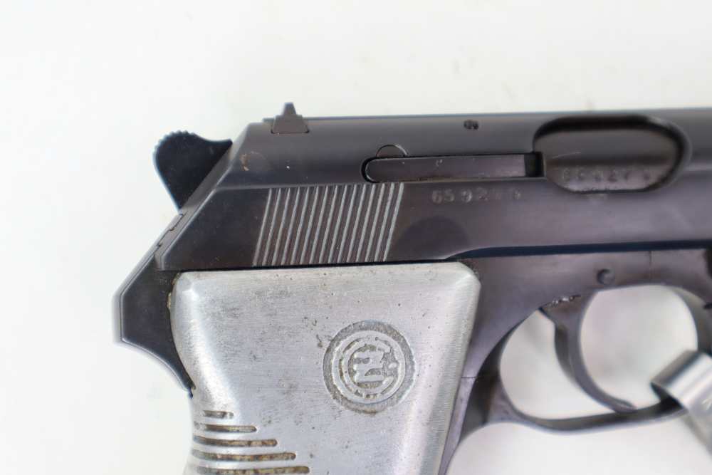 Rare Nice CZ VZ50 7.65 32 ACP Semi Auto Pistol Police Marked W/ Cast Grips -img-11