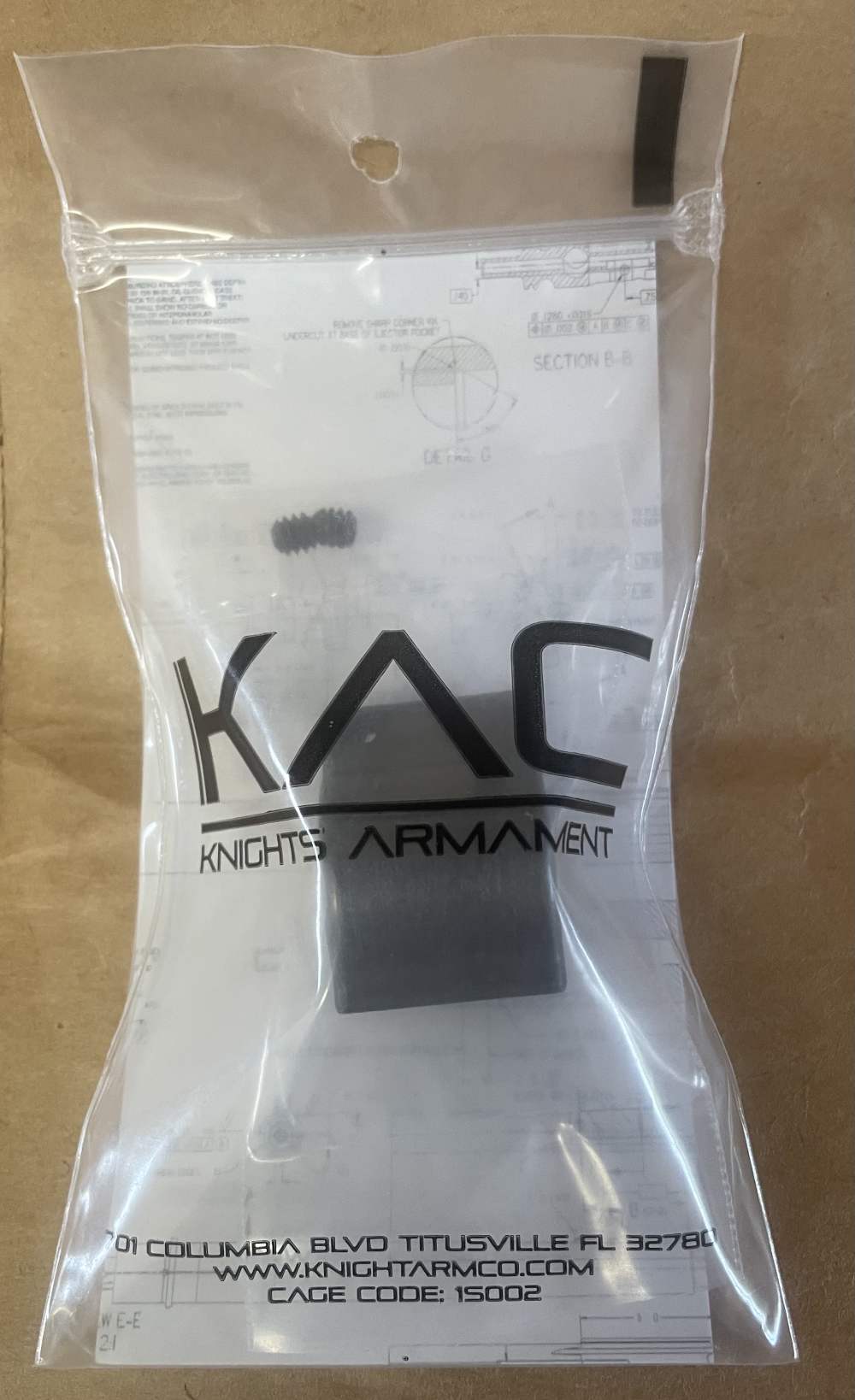 Knights Armament Low Profile Gas Block - NOS - KAC 99204 -img-0
