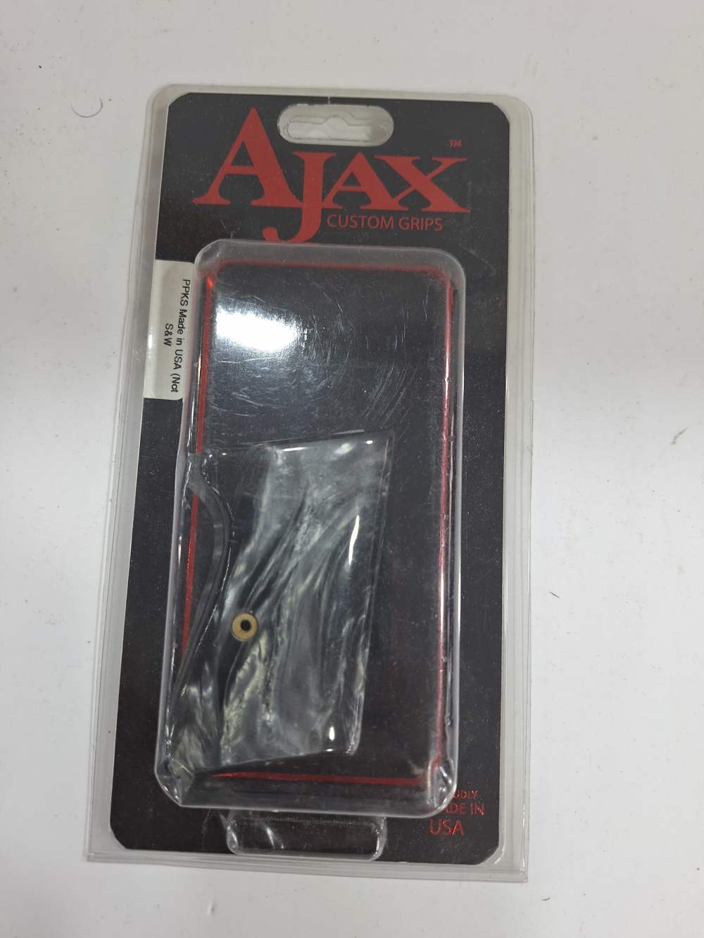 Ajax Customs Grips Black Pearlite for Walther PPK/S American Only-img-0