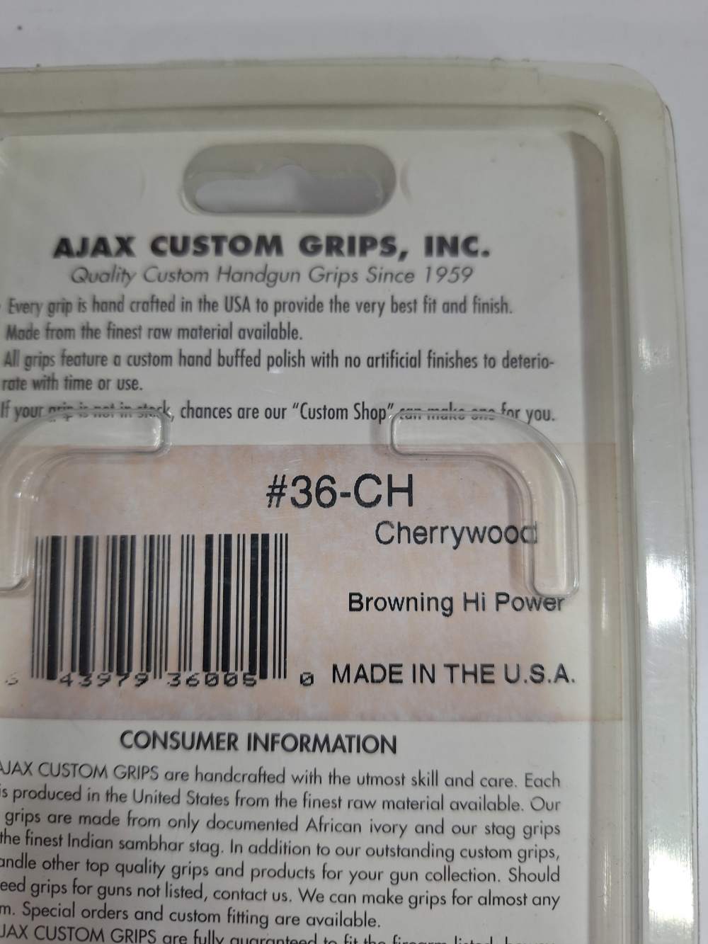 Ajax Customs Grips Cherrywood for Browning Hi Power-img-3