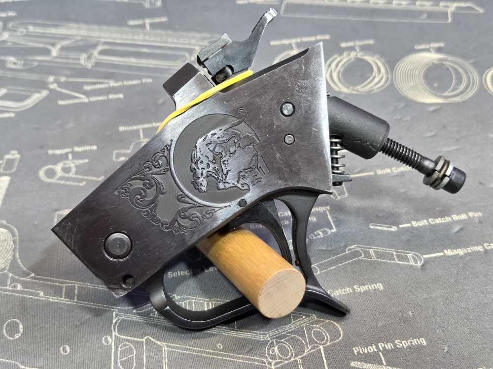 Thompson Center Contender Frame Engraved Puma Mountain Lion-img-4
