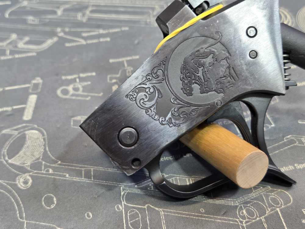 Thompson Center Contender Frame Engraved Puma Mountain Lion-img-5
