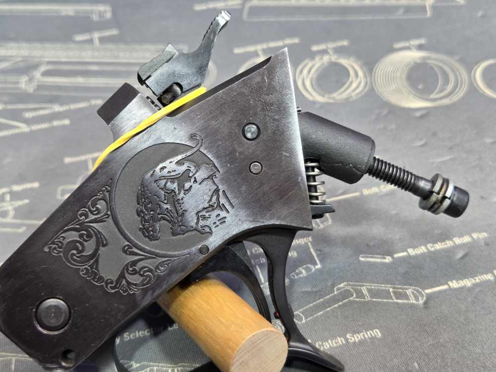 Thompson Center Contender Frame Engraved Puma Mountain Lion-img-6