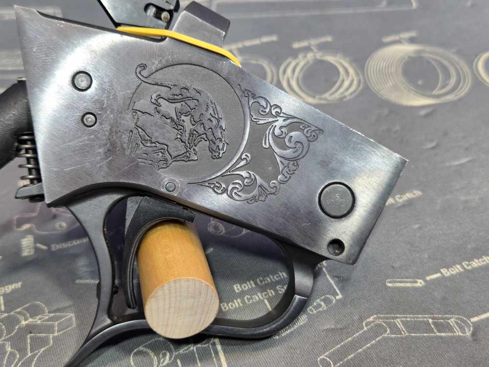 Thompson Center Contender Frame Engraved Puma Mountain Lion-img-1