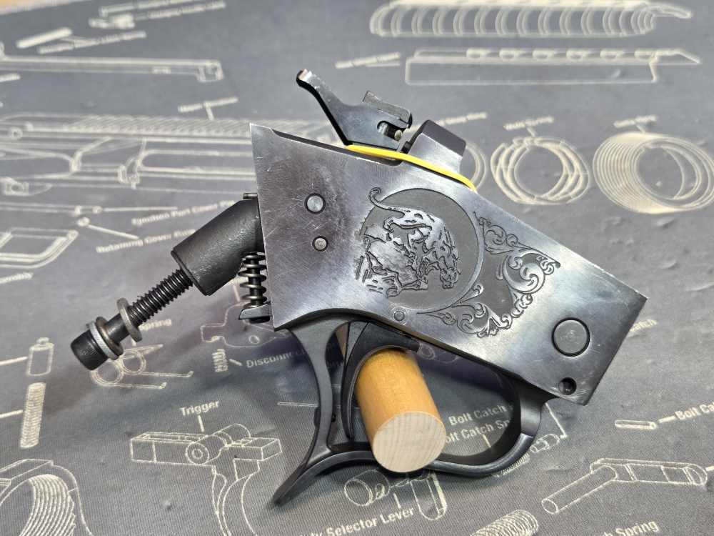 Thompson Center Contender Frame Engraved Puma Mountain Lion-img-0