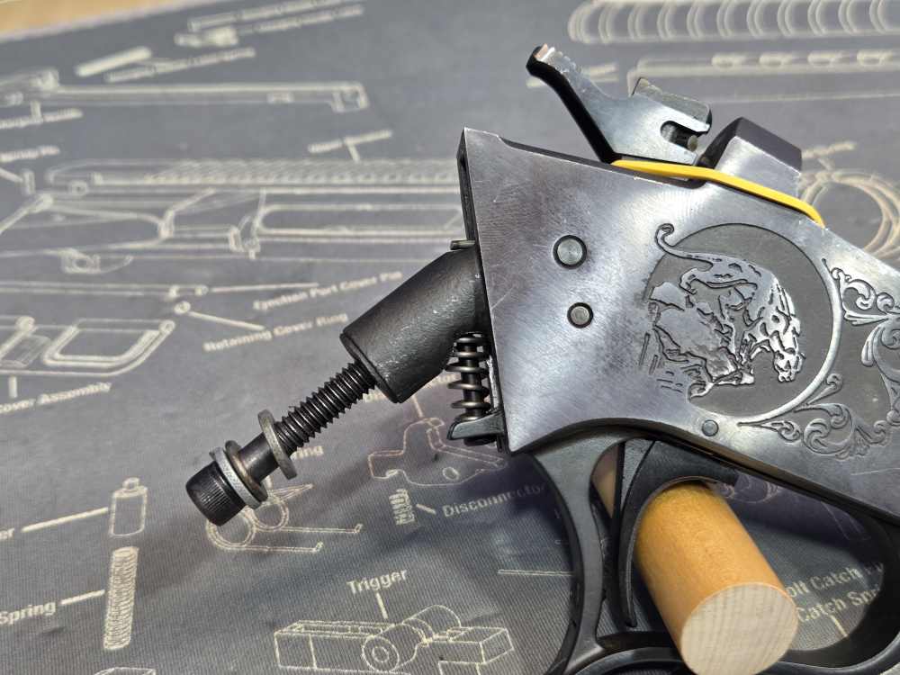 Thompson Center Contender Frame Engraved Puma Mountain Lion-img-2