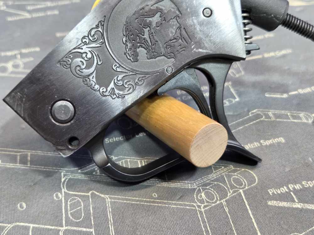 Thompson Center Contender Frame Engraved Puma Mountain Lion-img-8
