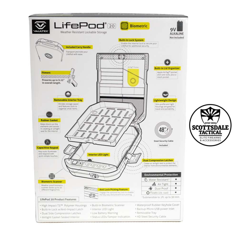 Vaultek LifePod 2.0 - Biometric Safe 20-Series-img-1