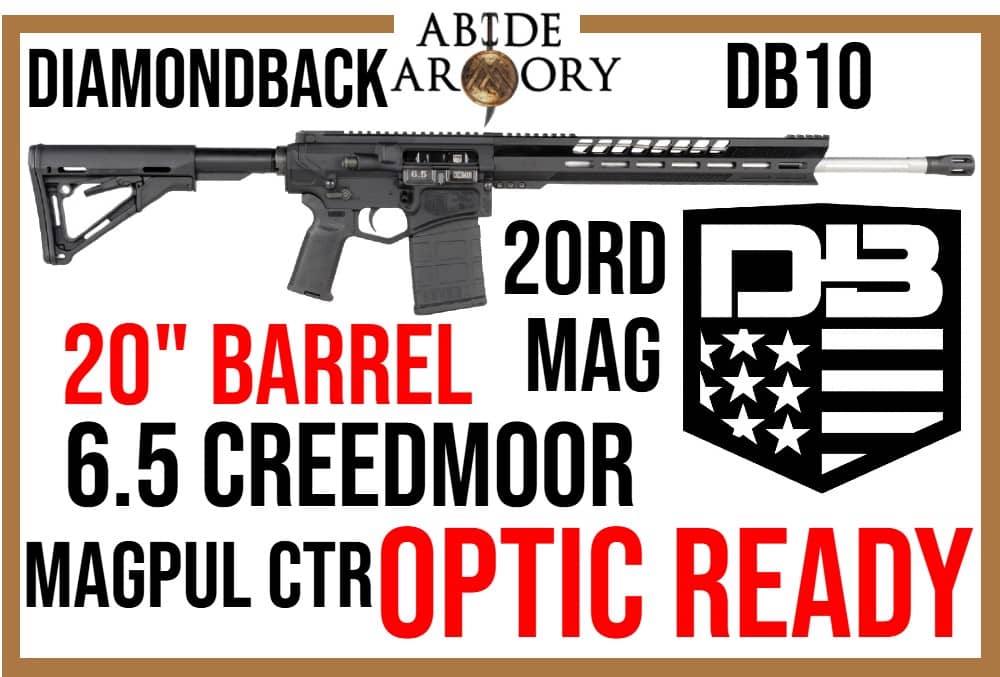 Diamondback DB10 Semi 6.5 Creedmoor DB1065CBGB 810035751248 Black-img-0
