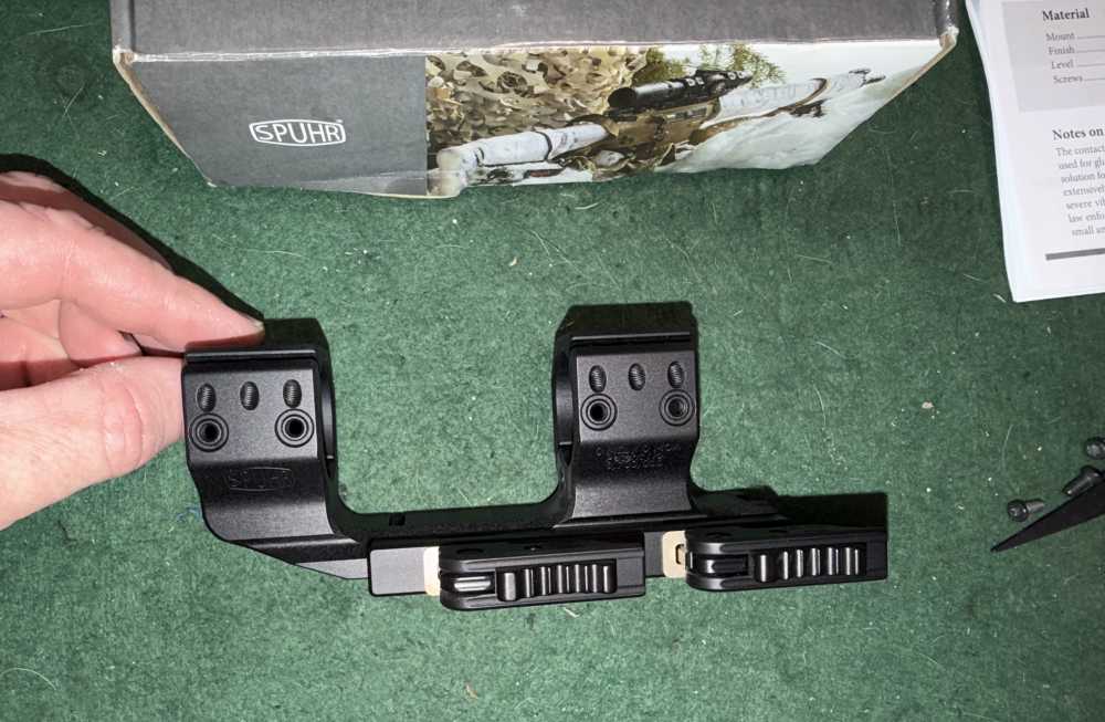 Spuhr QDP-3016 30mm Cantilever Height 38mm/1.5" mount-img-3