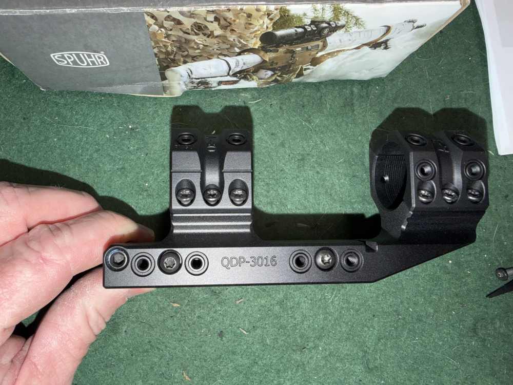 Spuhr QDP-3016 30mm Cantilever Height 38mm/1.5" mount-img-1