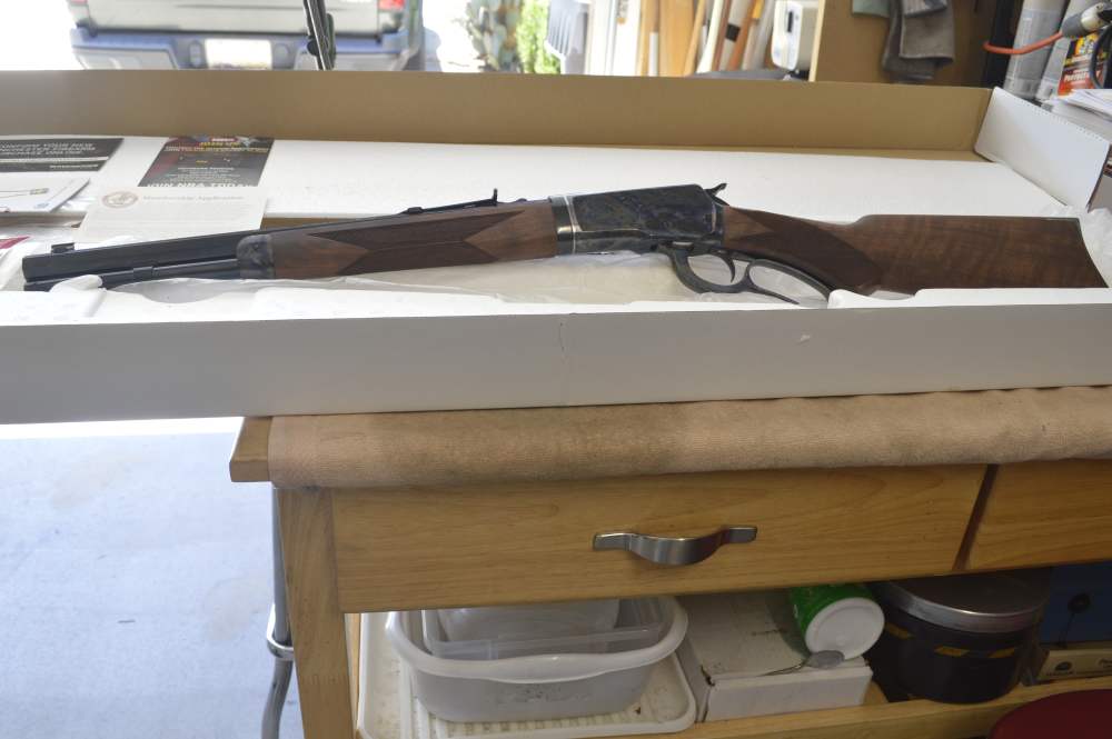Winchester 1892 Deluxe Wood, T/D Case Color, Octo Barrel 45 Colt-img-0