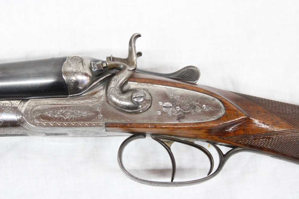 E. MASQUELIER SIDE BY SIDE 16 GUAGE SHOTGUN-img-7