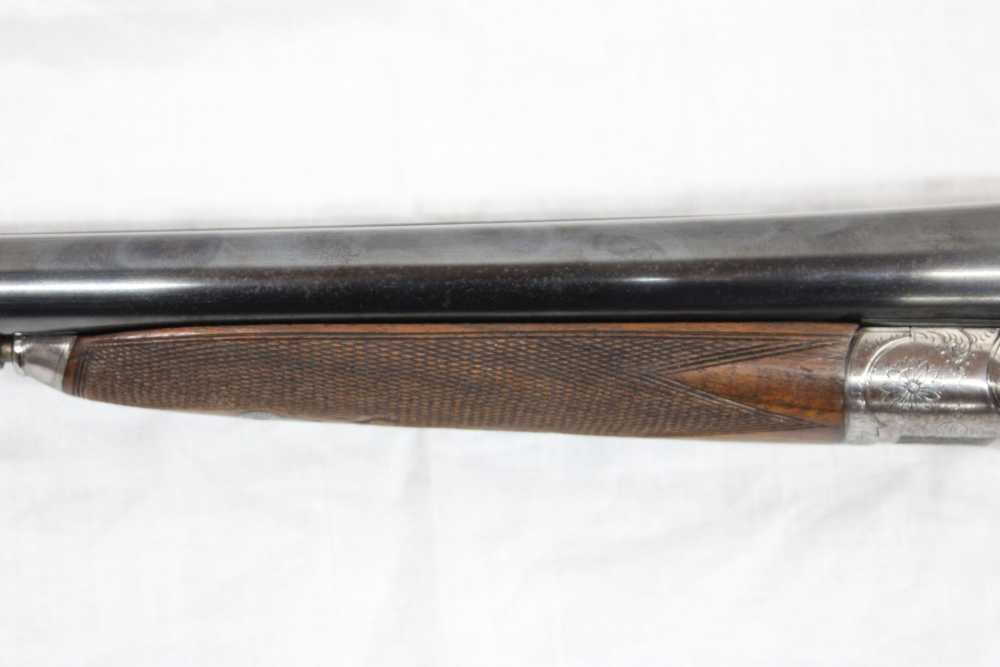 E. MASQUELIER SIDE BY SIDE 16 GUAGE SHOTGUN-img-8