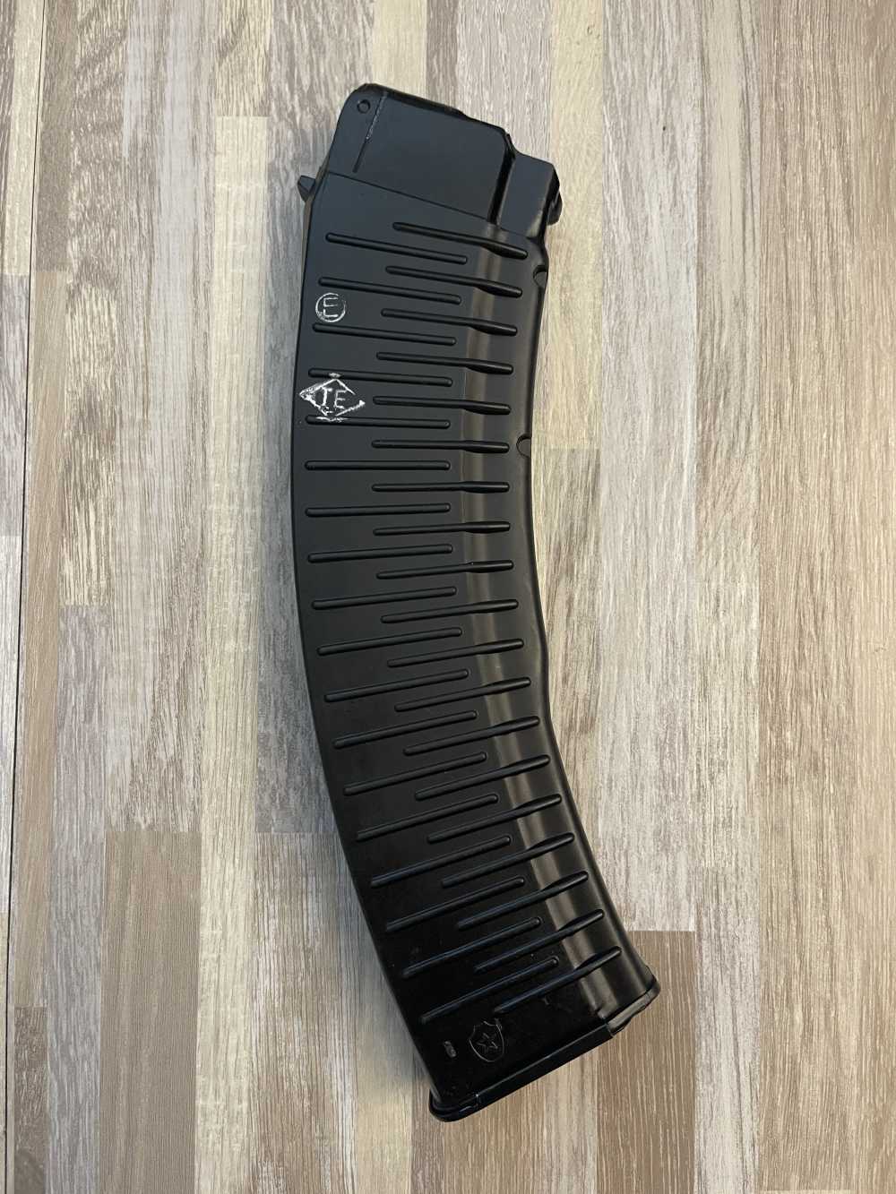 Russian Molot 45 Round Ribbed True Black RPK Magazine RPK74 5.45x39-img-0