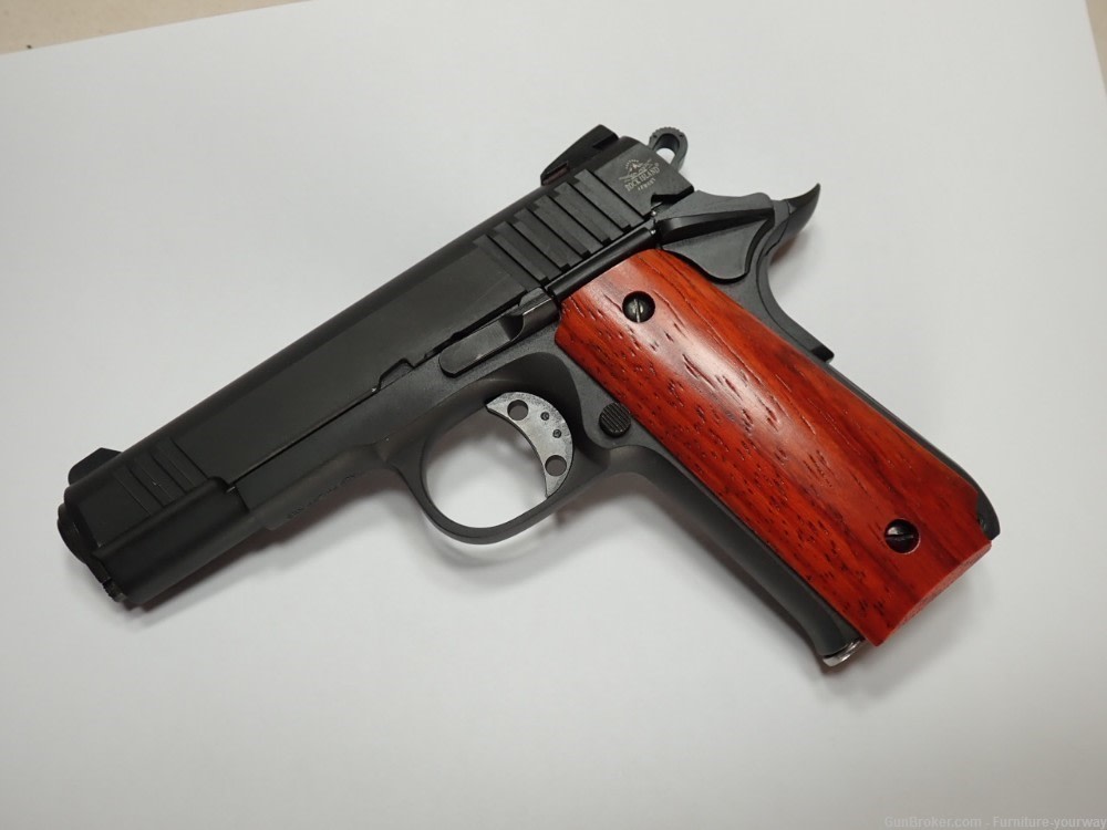 Finished Padauk Rock Island 380 1911 Grips-img-1
