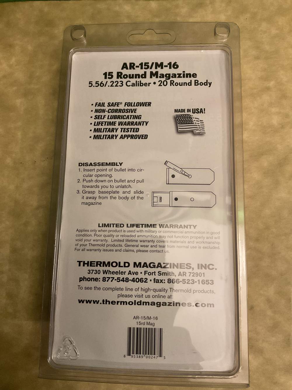 AR15 556/223 magazine 15 round capacity with Combined Shipping!-img-1