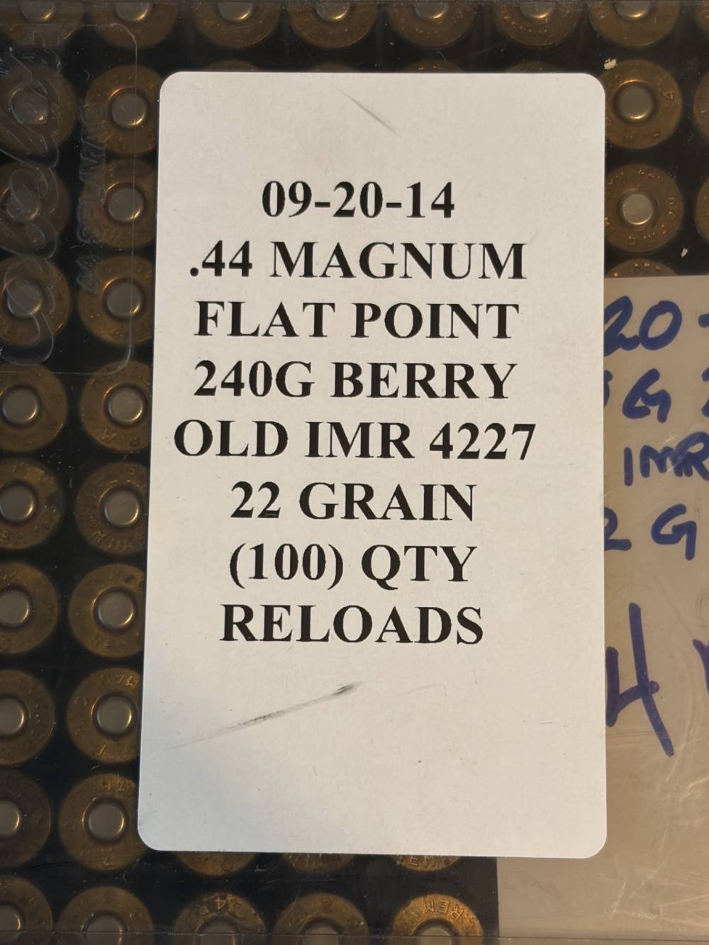 44 Mag 240 gr FP Revolver Ammo 182 rds Reloads 44 Rem Magnum IMR 4227-img-5