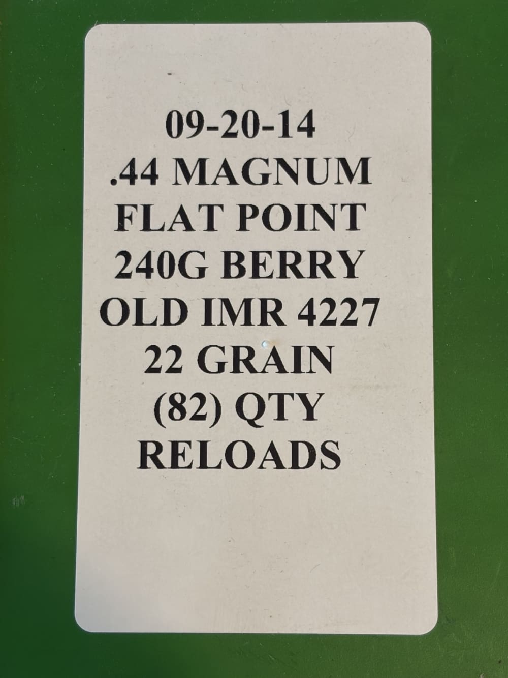 44 Mag 240 gr FP Revolver Ammo 182 rds Reloads 44 Rem Magnum IMR 4227-img-4