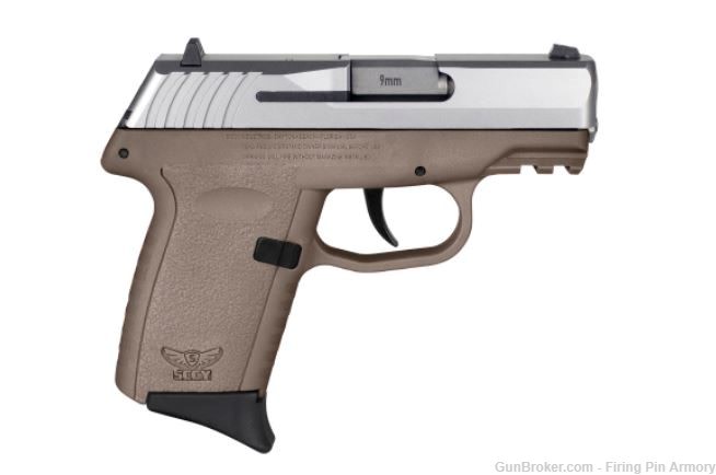 SCCY CPX GEN 3 SS Slide / FDE Frame 9MM 10+1 2 MAGS CPX-2-TTDEG3-img-0