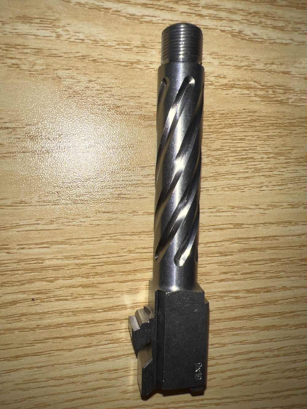 New Barrel for Glock 19 Thick Spiral Stainless Steel – Gen 1-4 -img-3