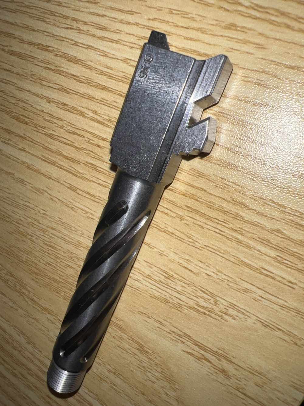 New Barrel for Glock 19 Thick Spiral Stainless Steel – Gen 1-4 -img-5