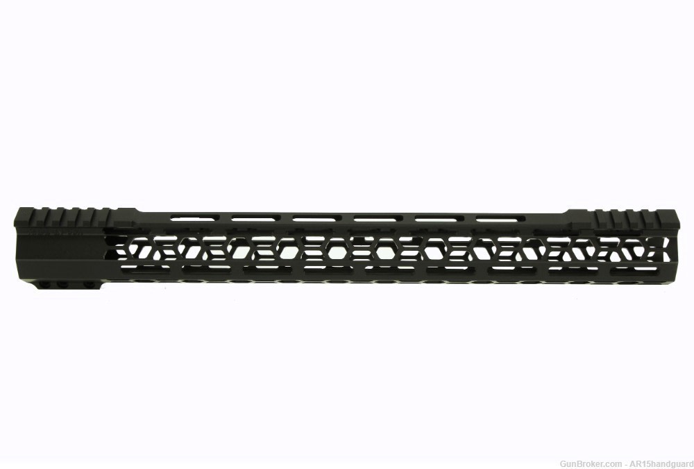 AR15 17" Mlok Handguard Free float honeycomb (MADE IN USA)-img-1