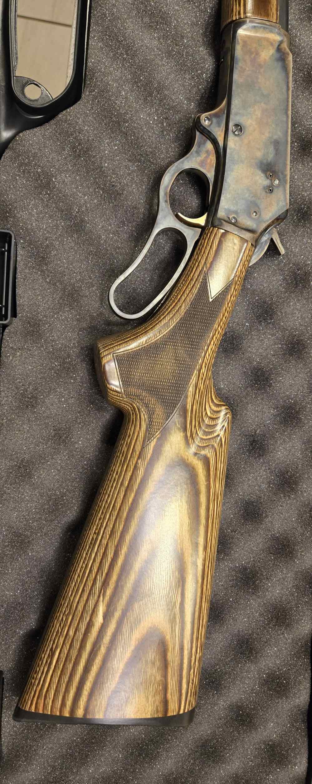 Marlin 336C JM Lever Rifle, Case Hardened, Rust Blued, Ported, New Stock-img-3