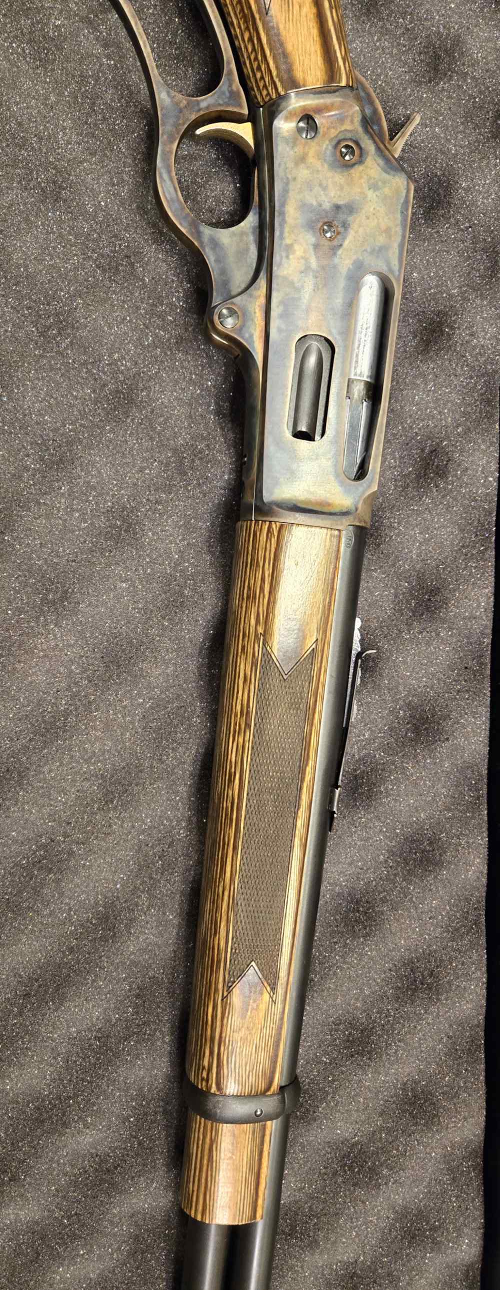 Marlin 336C JM Lever Rifle, Case Hardened, Rust Blued, Ported, New Stock-img-5