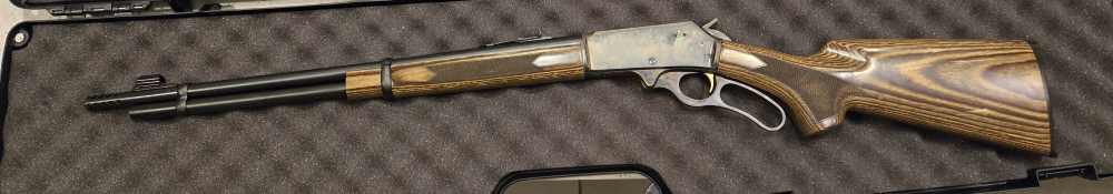 Marlin 336C JM Lever Rifle, Case Hardened, Rust Blued, Ported, New Stock-img-0