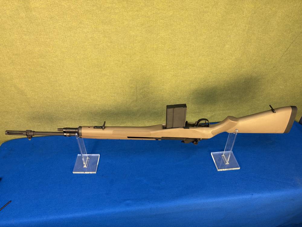 Springfield M1A M14 22" Barrel Rifle Tan Stock Scope Mount Cleaning Kit-img-14