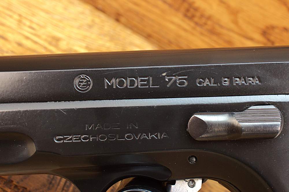 CZ 75 9mm; Vintage original Cold War pistol Manufactured 1984 !-img-9