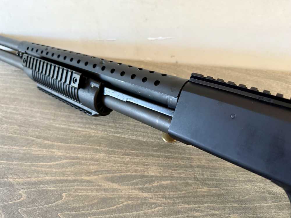 MOSSBERG 500 500A 20” BARREL HEAT SHIELD ADJUSTABLE STOCK RAIL 12 GA-img-9