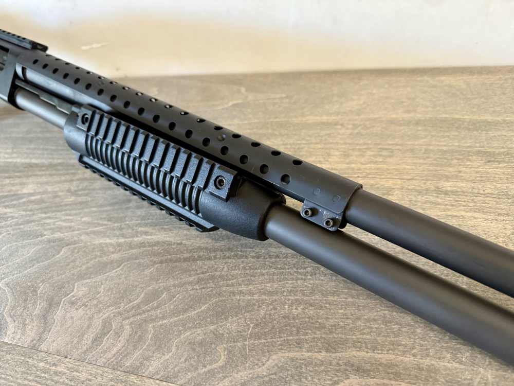 MOSSBERG 500 500A 20” BARREL HEAT SHIELD ADJUSTABLE STOCK RAIL 12 GA-img-5