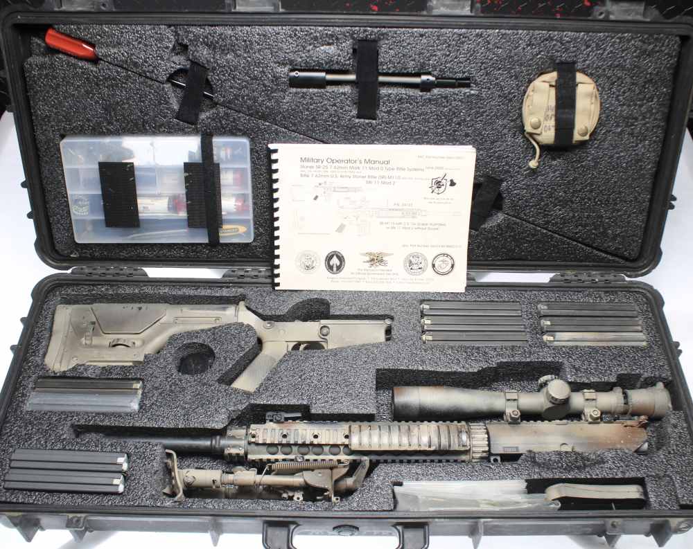 RARE & HIGHLY DESIRED EARLY KAC SR-25 / MK11 W/ DEPLOYMENT KIT!-img-12