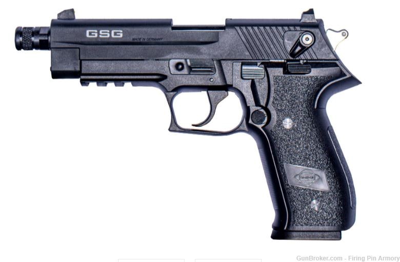 ATI / GSG Firefly Black Finish 4.9" Threaded Barrel 8.2" Overall 10+1-img-1